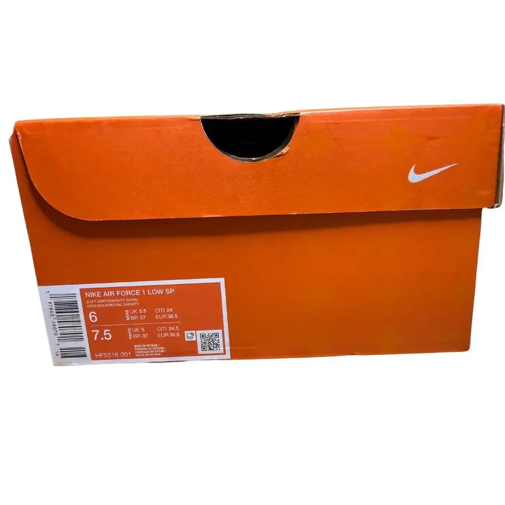 Nike Air Force 1 Low SP x STASH Collab Grey/Blue HF5516-001 M 6 W 7.5 NIB - Picture 10 of 10